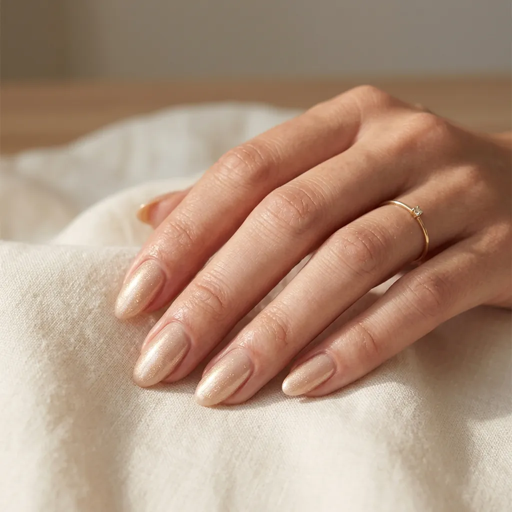 Champagne Nude Nails Ideas