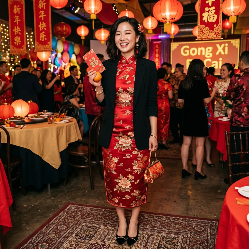 Chinese New Year Party Outfit Idea