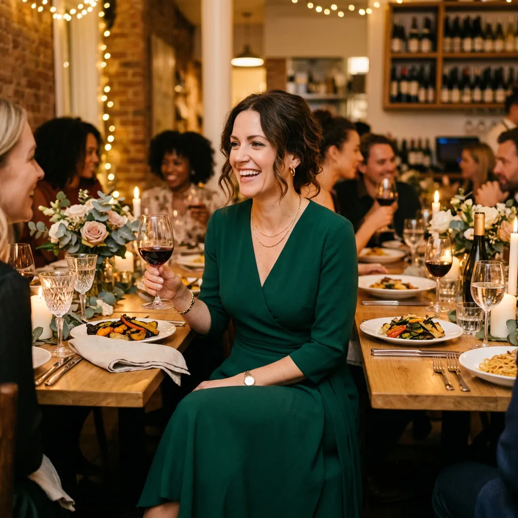 Elegant Reunion Dinner Outfit Idea