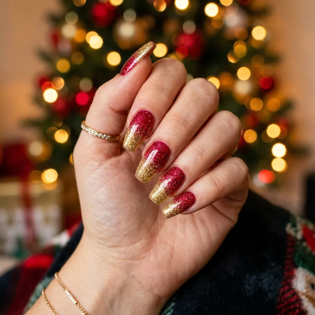 Glitter Ombre Nails Ideas