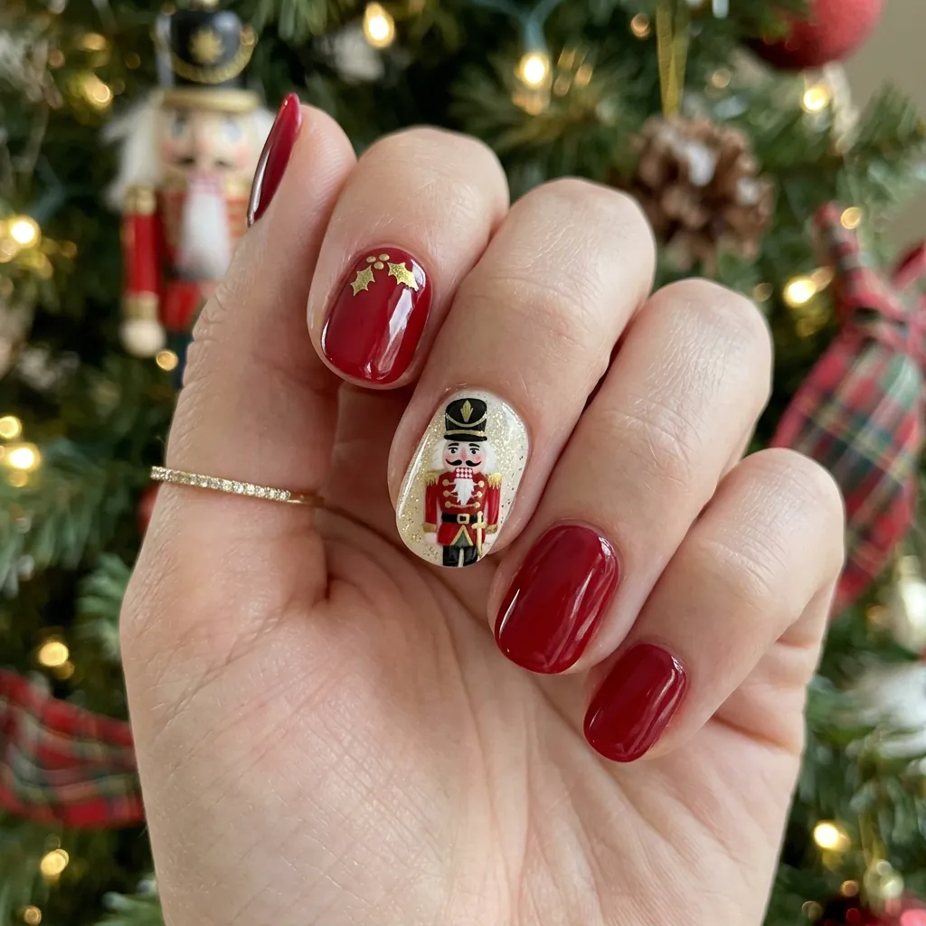 Nutcracker Nail Idea