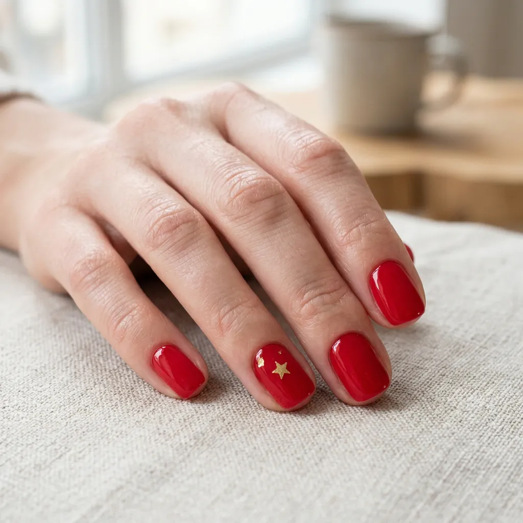 Short Chinese New Year Nail Ideas