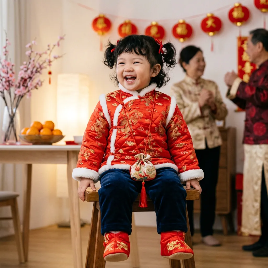 Toddler Chinese New Year Outfit Idea