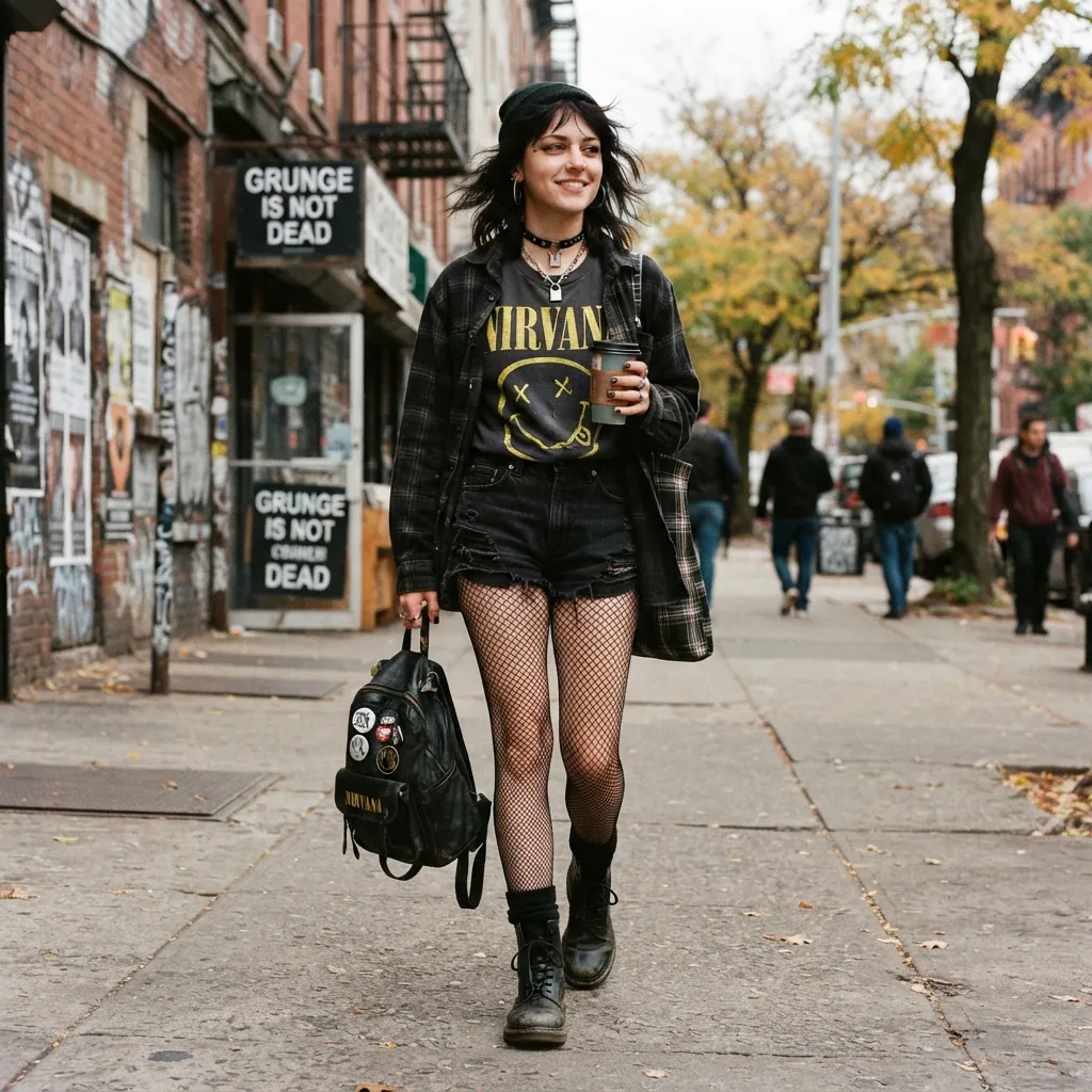 Grunge Dr Martens Outfit Women Ideas