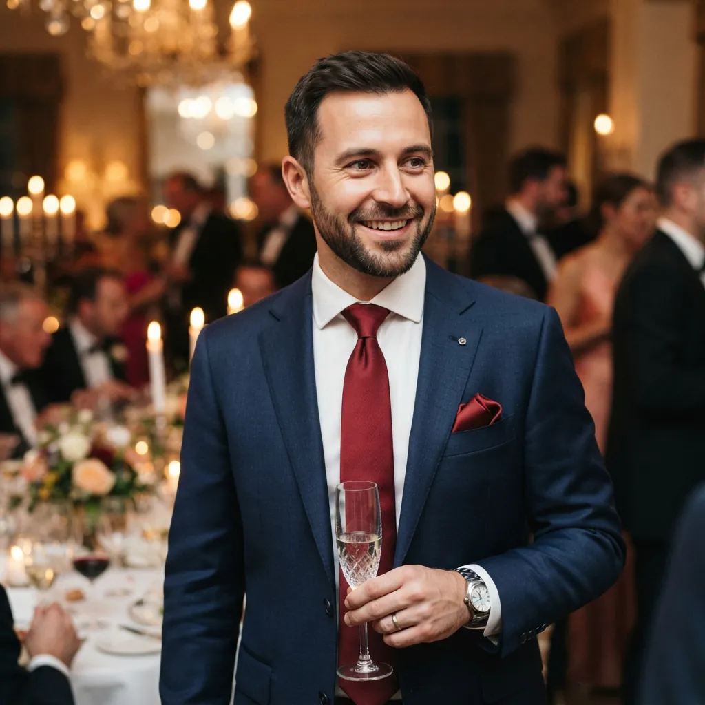 Silk Tie Pairing Idea