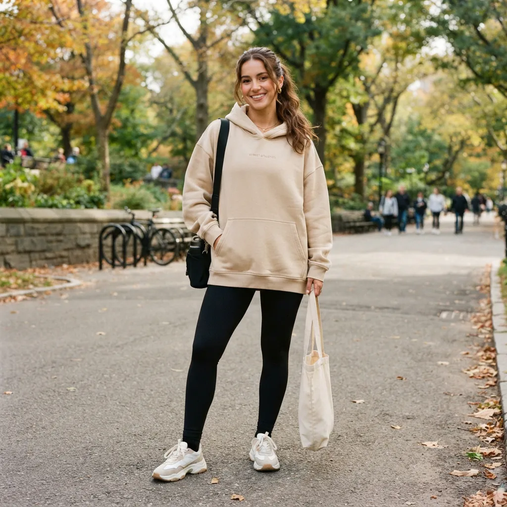 22 Workout Outfit Ideas You'll Want to Pin Now 7 Oversized Hoodie Layering Ideas