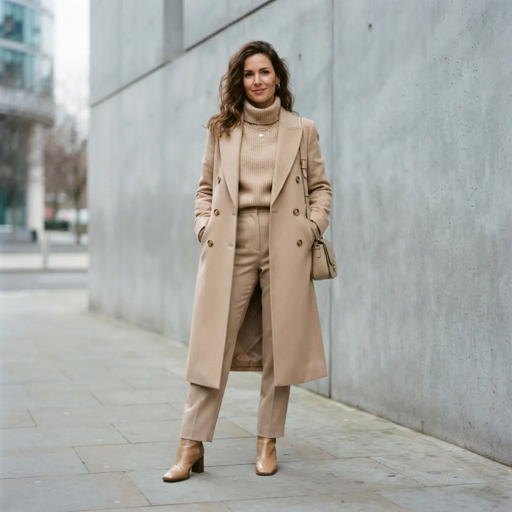Monochrome Winter Outfit Idea