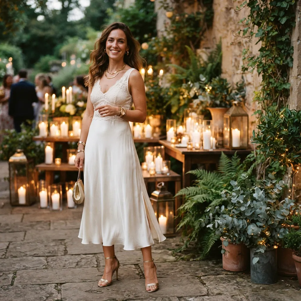 Gold and Ivory Outfit Ideas
