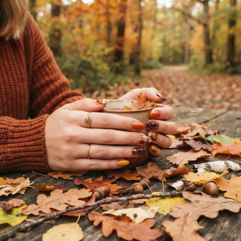 november nails fall