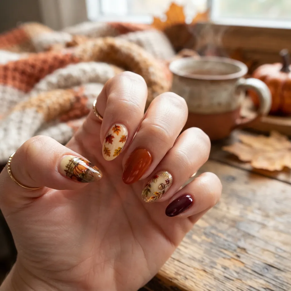 November Nail Ideas: 24 Cozy Fall Looks to Try 11 november nail